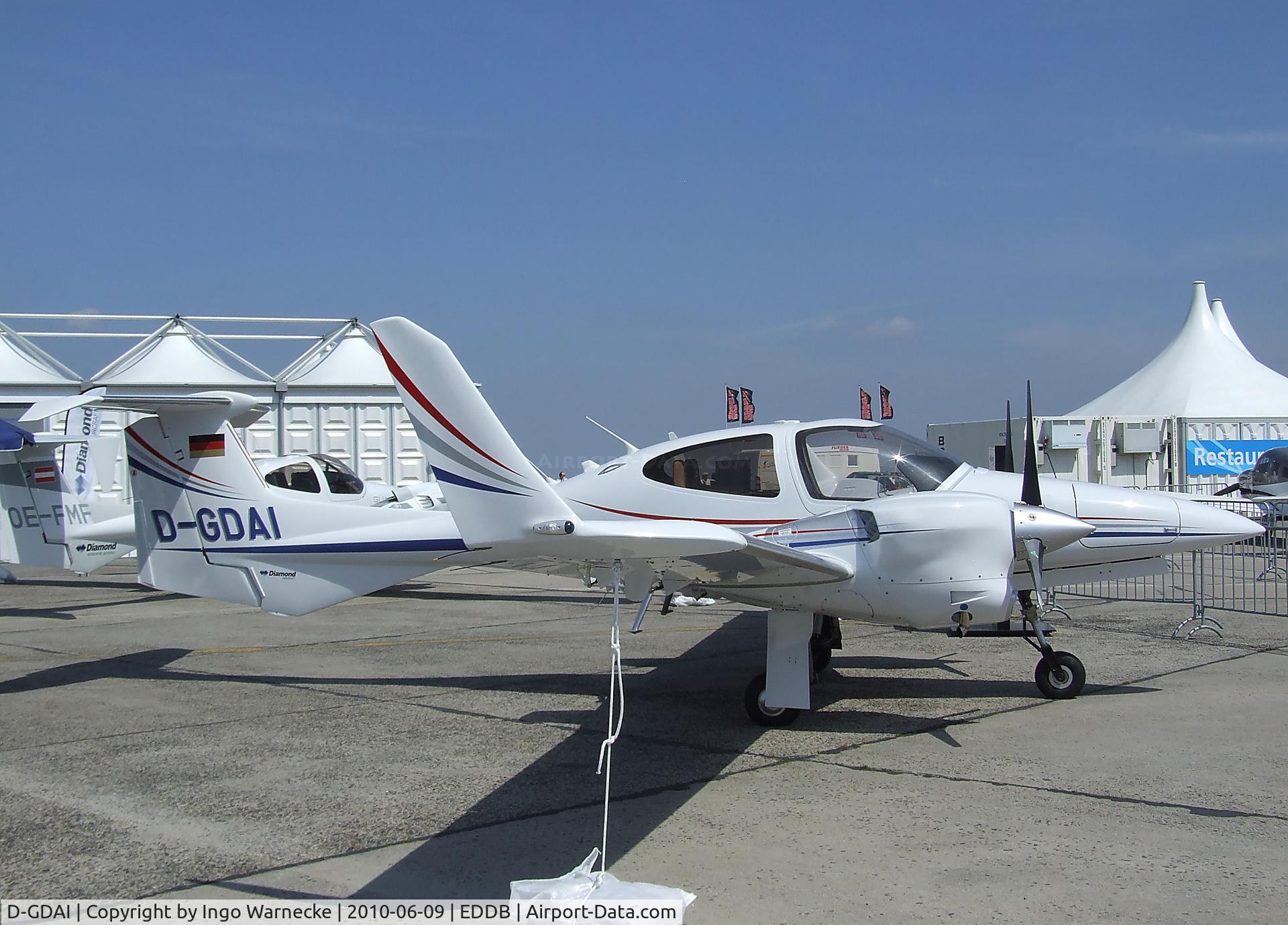 D-GDAI, 2010 Diamond DA-42NG Twin Star C/N 42.N013, Diamond DA-42NG at ILA 2010, Berlin