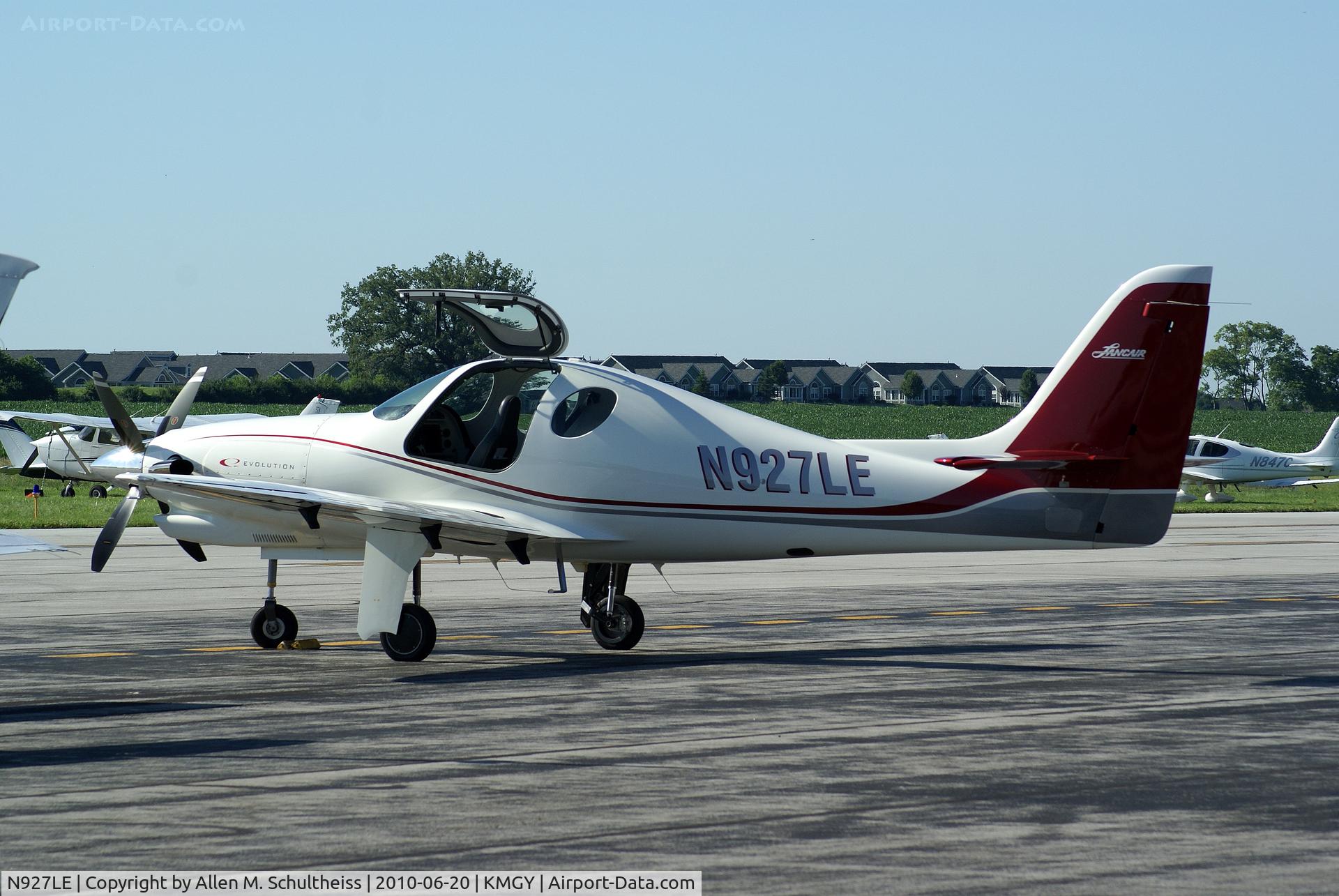 N927LE, 2008 Lancair Evolution C/N EVO-001, 2008 Evolution