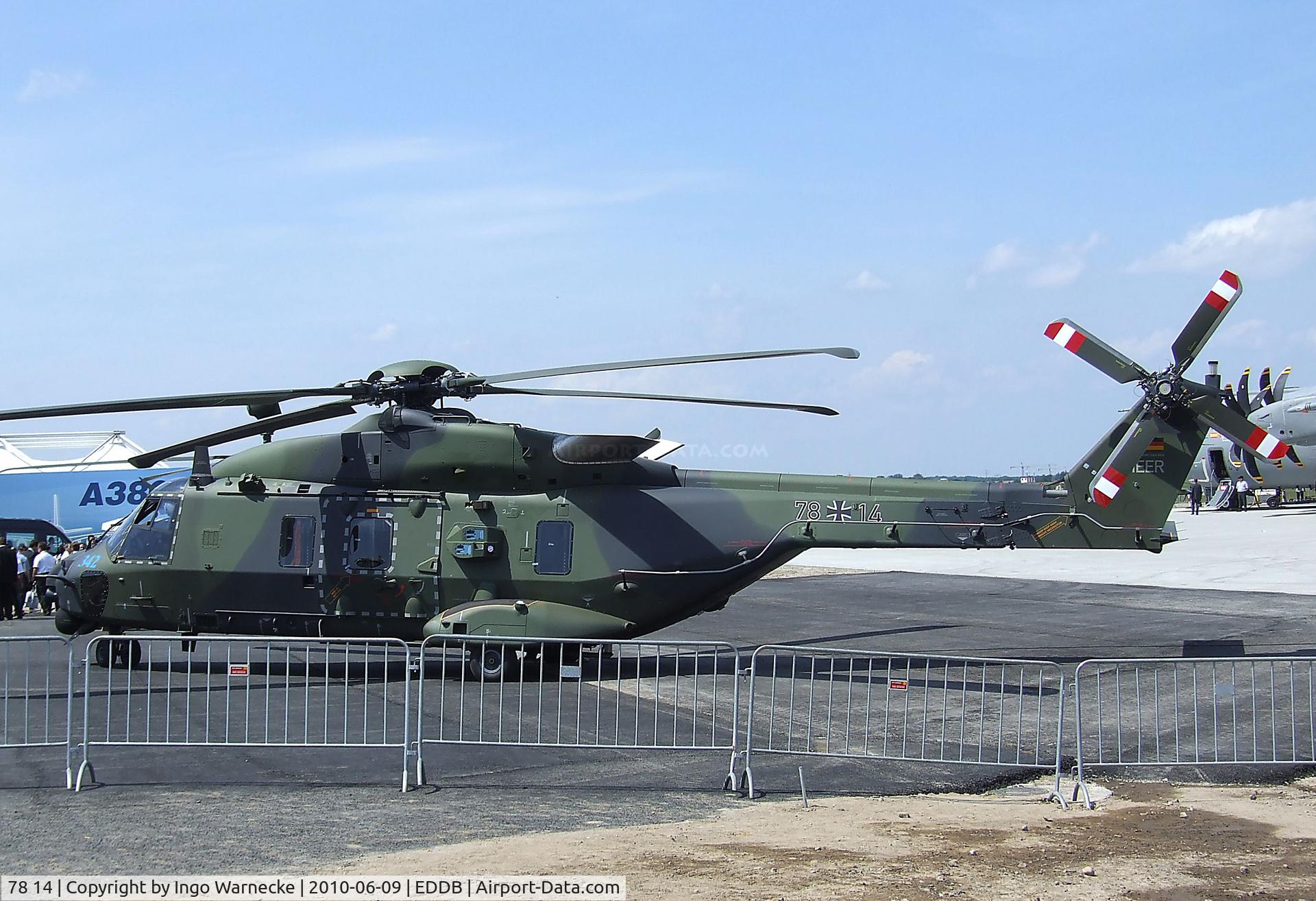 78 14, NHI NH-90 TTH Caiman C/N 1068/TGEA14, NHI NH90TTH of the German army aviation (Heeresflieger) at ILA 2010, Berlin