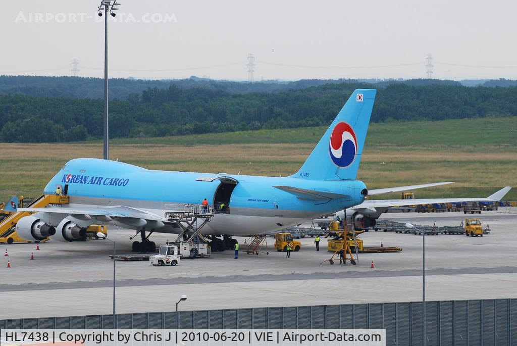 HL7438, 2003 Boeing 747-4B5ERF C/N 33515, Korean Air Cargo Boeing 747-4F