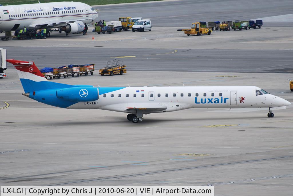 LX-LGI, 2000 Embraer EMB-145LU (ERJ-145LU) C/N 145369, Luxair ERJ 145LU