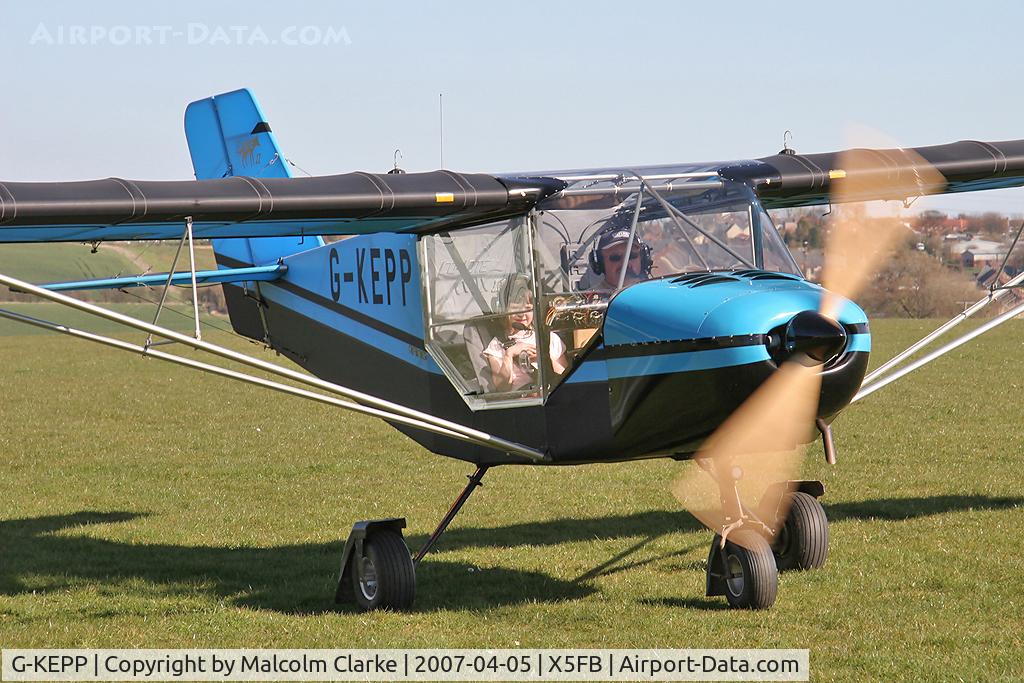 G-KEPP, 2004 Rans S-6ES Coyote II C/N PFA 204-14308, Rans S-6ES Coyote II at Fishburn Airfield, UK in April 2007.