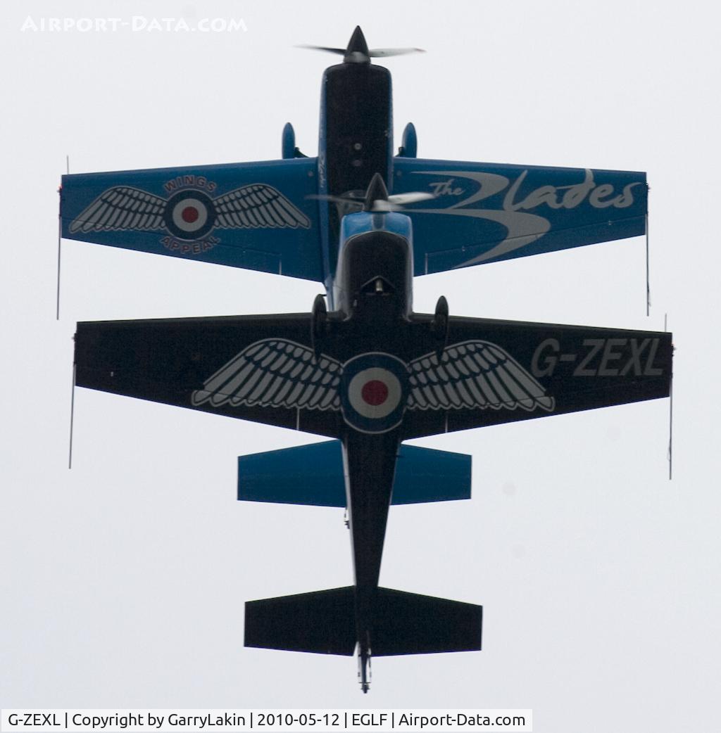 G-ZEXL, 2006 Extra EA-300L C/N 1225, 2010 Paint scheme in association with the Royal Air Force Association wings appeal