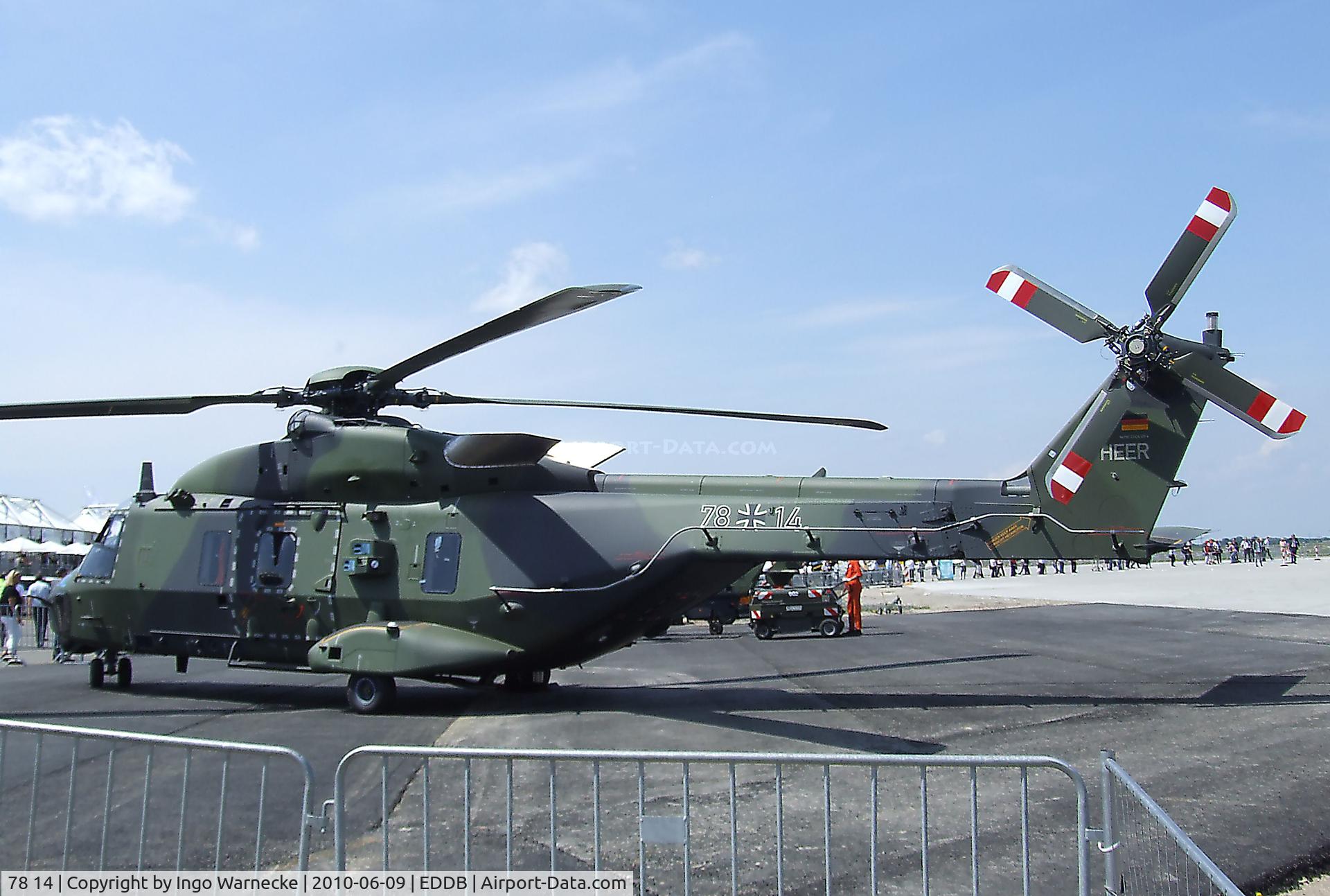 78 14, NHI NH-90 TTH Caiman C/N 1068/TGEA14, NHI NH90TTH of the German army aviation (Heeresflieger) at ILA 2010, Berlin
