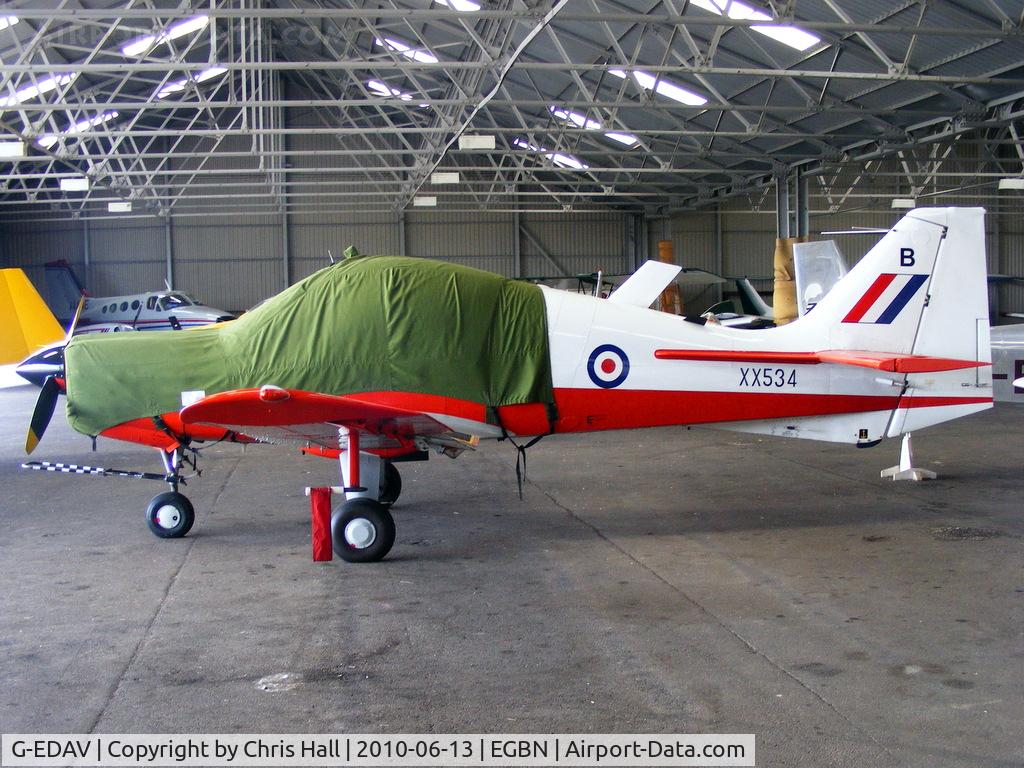 G-EDAV, 1973 Scottish Aviation Bulldog T.1 C/N BH.120/220, wearing its former RAF ID XX534