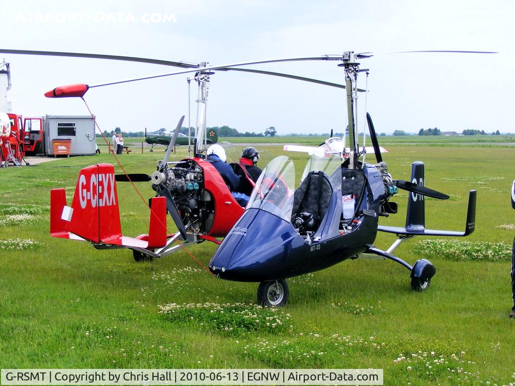 G-RSMT, 2007 Rotorsport UK MT-03 C/N RSUK/MT-03/015, alongside G-CEXX