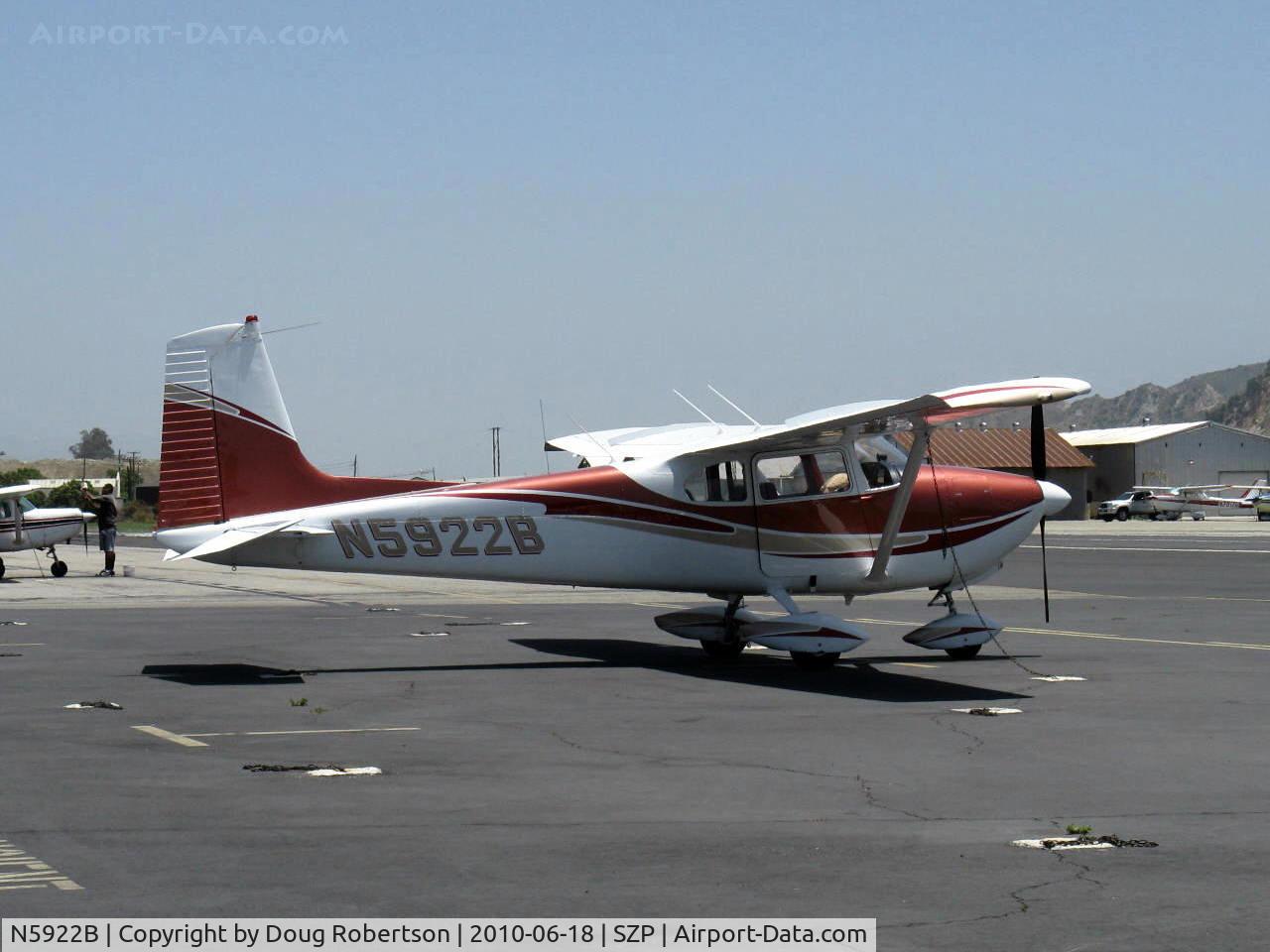 N5922B, 1956 Cessna 182A Skylane C/N 33922, 1956 Cessna 182A SKYLANE, Continental O-470-S 230 Hp