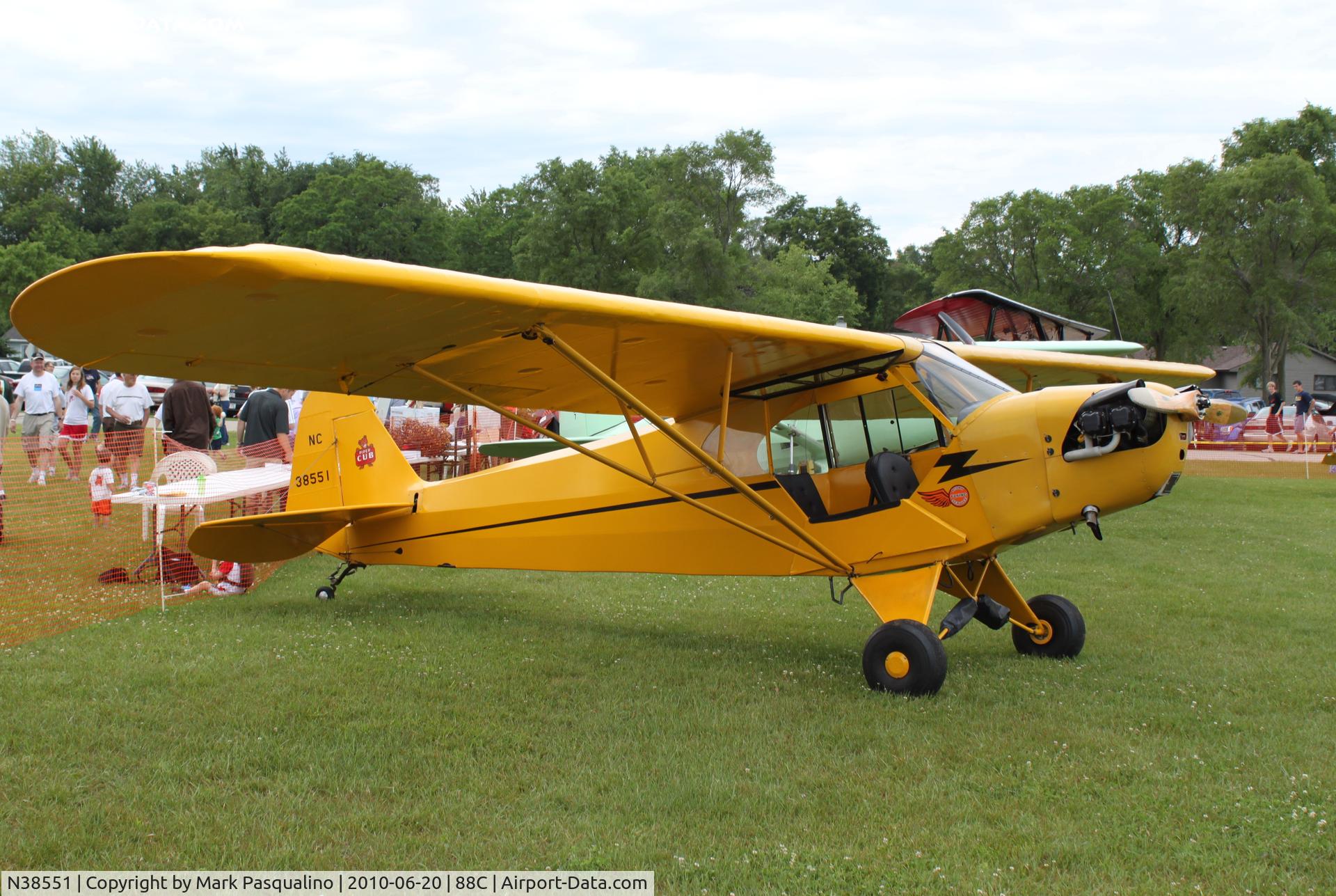 N38551, 1941 Piper J3L-65 Cub Cub C/N 7118, Piper J3L-65