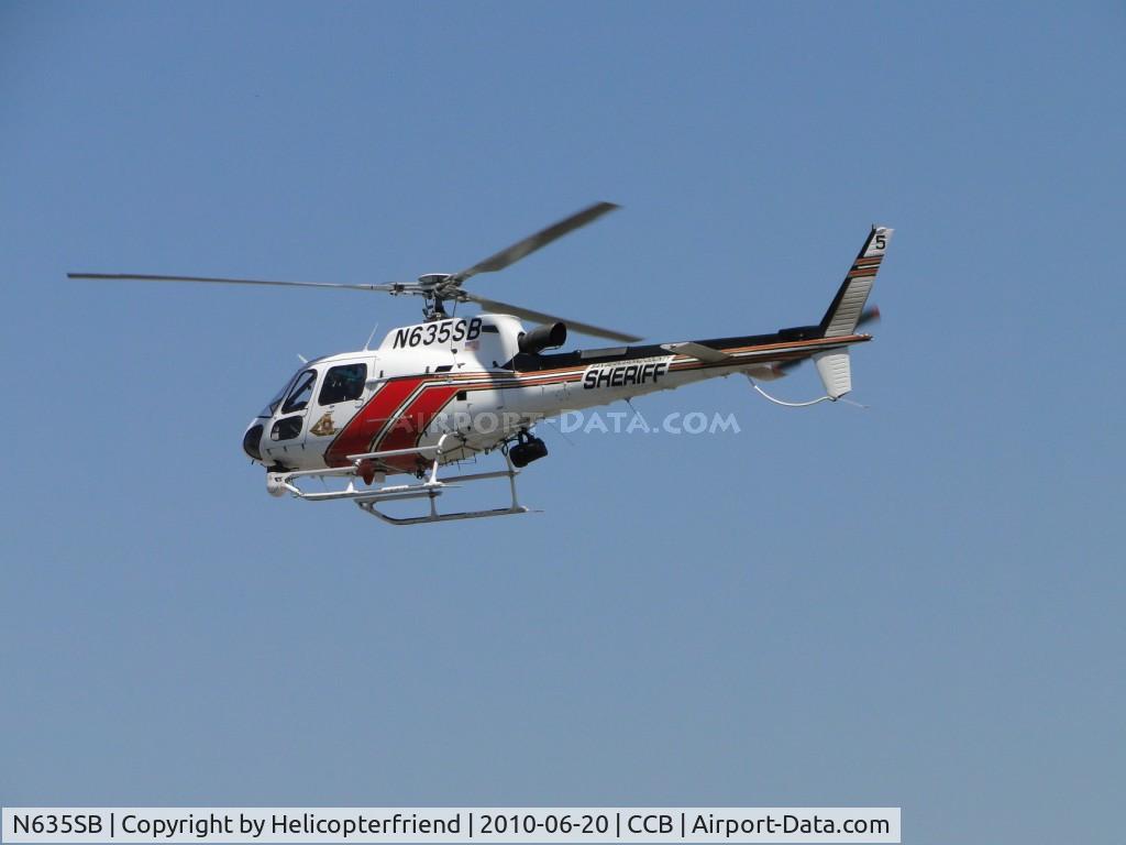 N635SB, 2006 Eurocopter AS-350B-3 Ecureuil Ecureuil C/N 4014, Westbound fly over