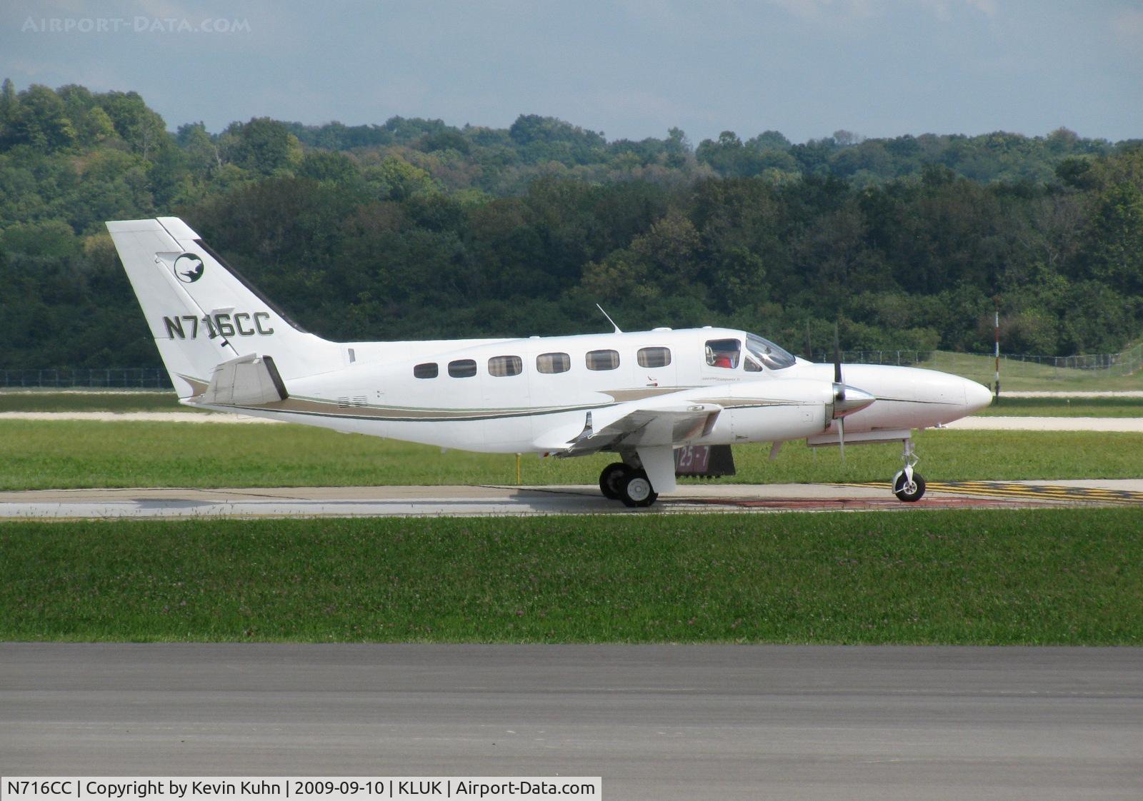 N716CC, 1981 Cessna 441 Conquest II C/N 441-0213, Not sure what the significance of the beaver on the tail is