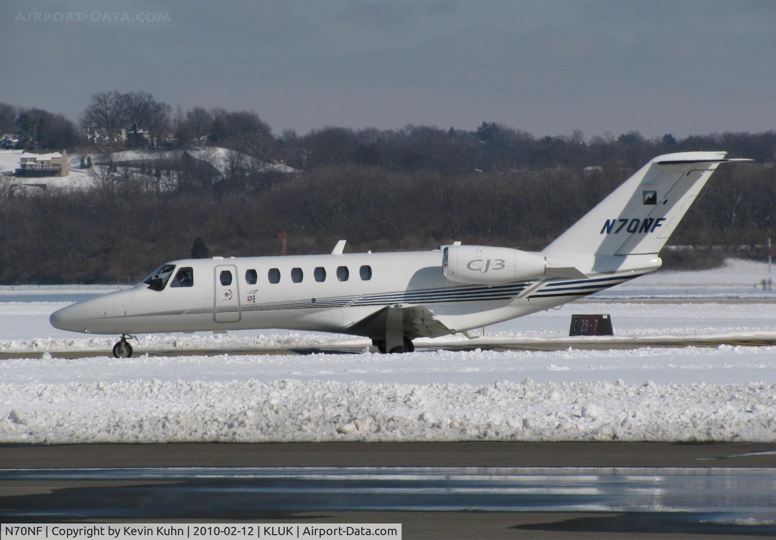 N70NF, 2008 Cessna 525B C/N 525B0276, One of four NF-tailed birds seen at Lunken.