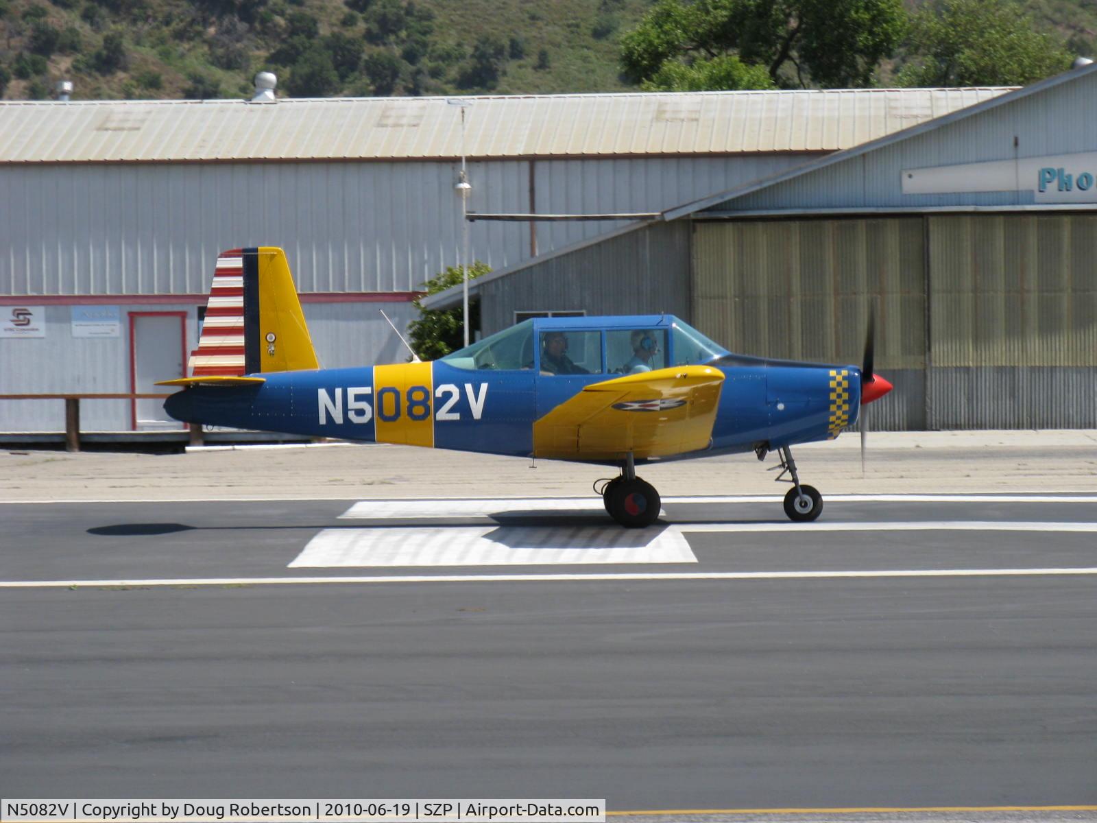 N5082V, 1977 Varga 2150A Kachina C/N VAC-71-77, 1977 Varga 2150A KACHINA, Lycoming O-320-A2C 150 Hp, takeoff roll Rwy 22