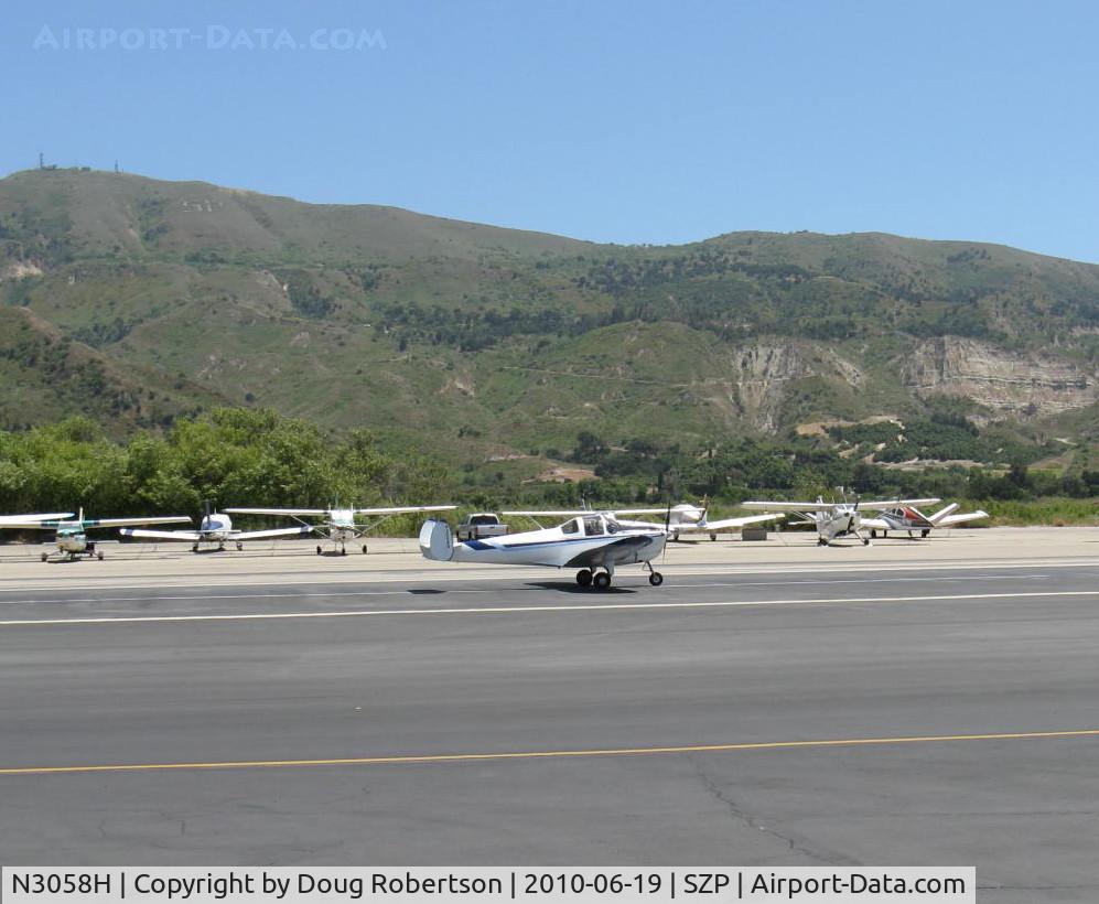 N3058H, 1946 Erco 415C Ercoupe C/N 3683, 1946 ERCO Ercoupe 415-C, Continental C85 85 Hp, landing roll Rwy 22