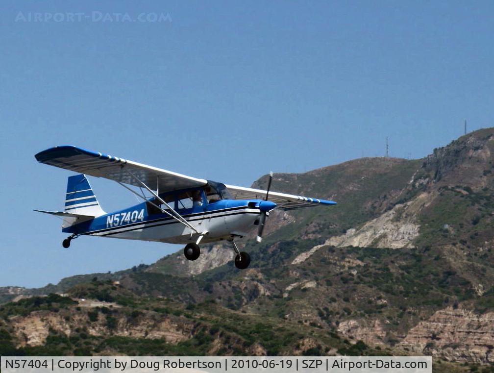 N57404, 1973 Bellanca 7ECA Citabria C/N 940-73, 1973 Bellanca 7ECA CITABRIA, Lycoming O-235 115 Hp, overflight Rwy 22
