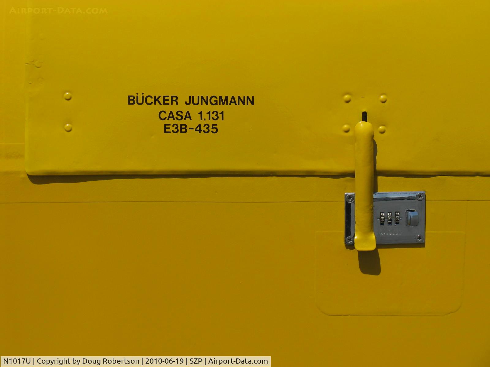 N1017U, 1939 CASA 1-131 Jungmann C/N E3B-435, 1939 Bucker Jungmann C.A.S.A. 1.131, Lycoming O-360 180 Hp, data