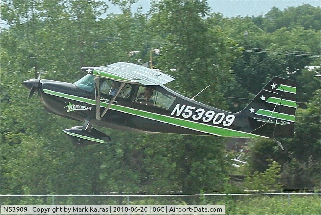 N53909, 1975 Bellanca 8KCAB Decathlon C/N 231-76, Bellanca 8KCAB departing RWY 11 06C (Schaumburg, IL).