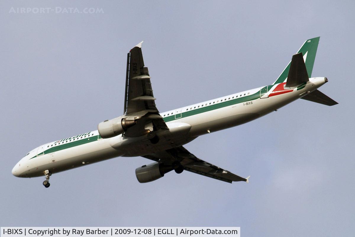 I-BIXS, 1997 Airbus A321-112 C/N 599, Airbus A321-112 [0599] (Alitalia) Home~G 08/12/2009. Taken on approach 27R 3 miles out.