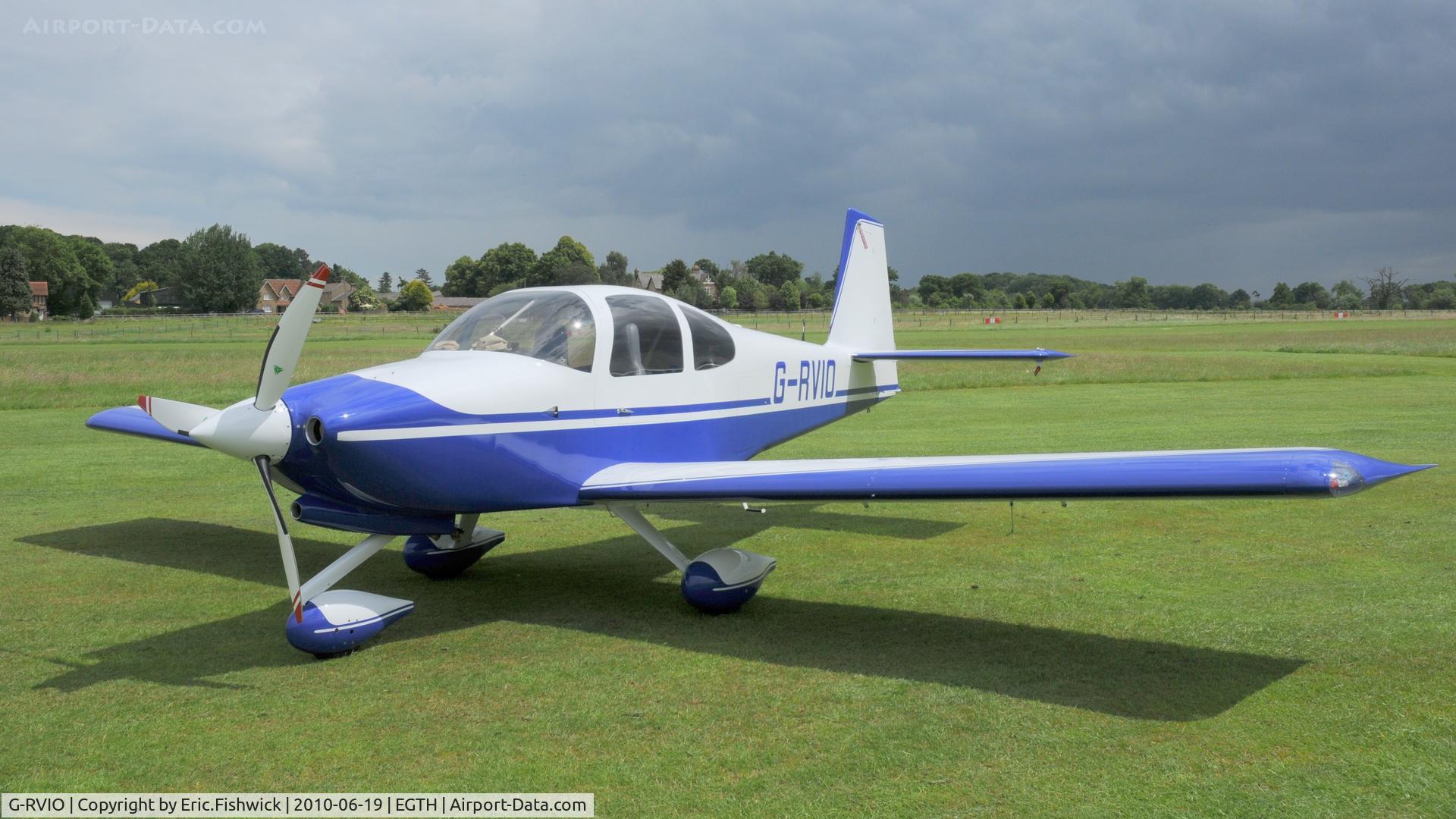 G-RVIO, 2006 Vans RV-10 C/N PFA 339-14547, 3. G-RVIO at Shuttleworth Collection Evening Air Display & LAA Party in the Park June 2010