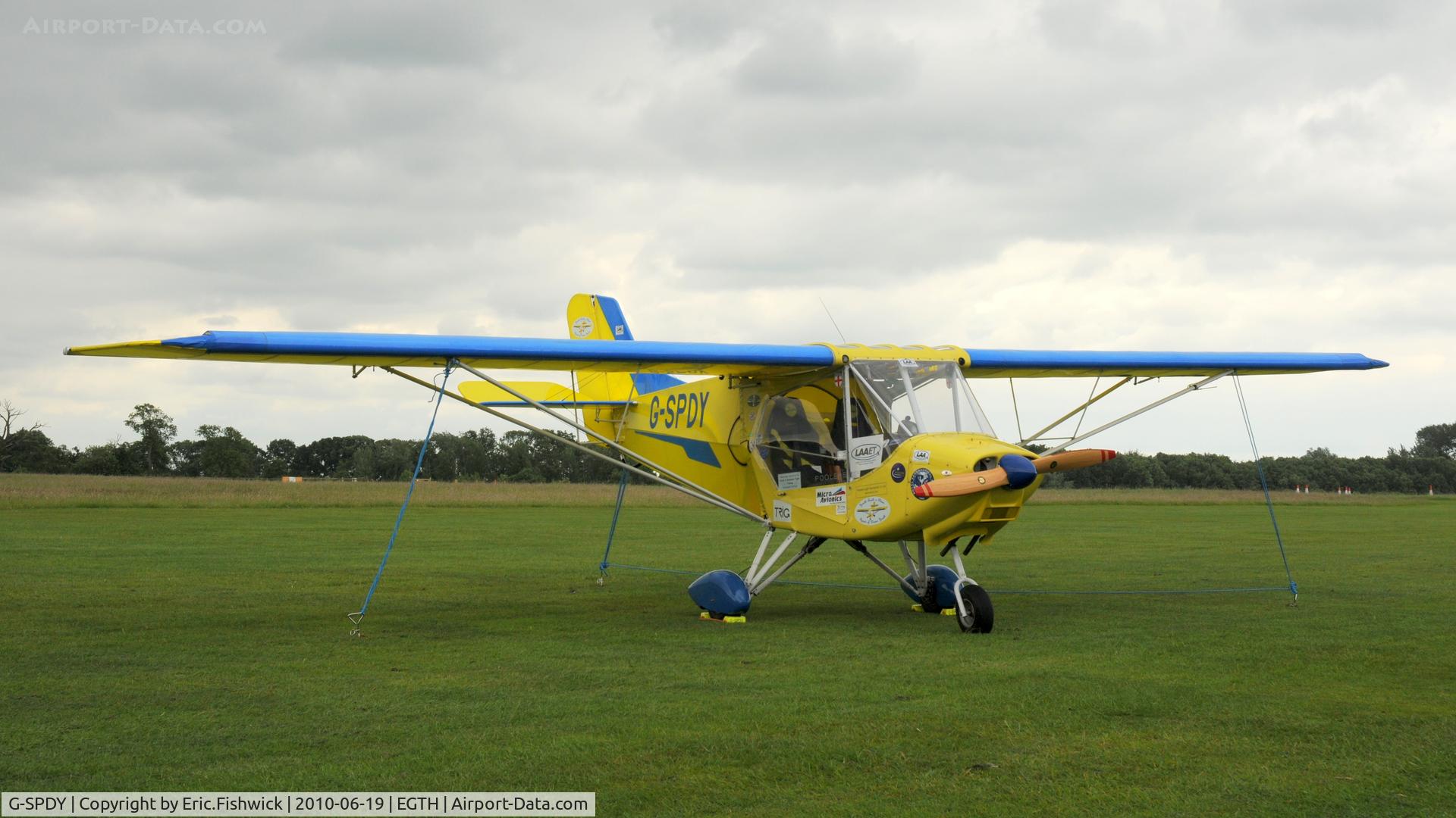 G-SPDY, 2007 Raj Hamsa X-Air Hawk C/N PFA 340-14678, 3. G-SPDY at Shuttleworth Collection Evening Air Display & LAA Party in the Park June 2010