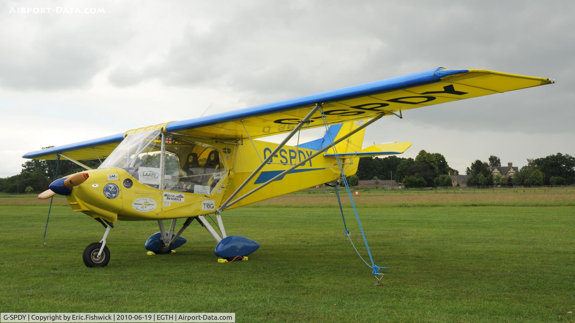 G-SPDY, 2007 Raj Hamsa X-Air Hawk C/N PFA 340-14678, 1. G-SPDY at Shuttleworth Collection Evening Air Display & LAA Party in the Park June 2010