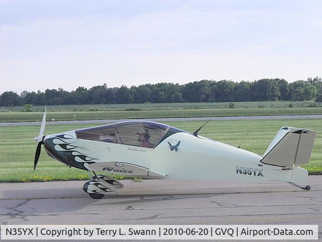 N35YX, Sonex Waiex C/N W0035, Just arrived at Fathers Day Fly-in-Breakfast.