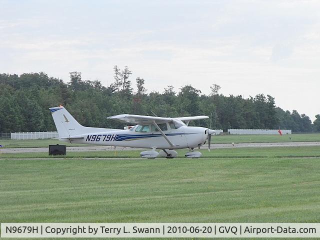 N9679H, 1975 Cessna 172M C/N 17266308, Just arrived at Fathers Day Fly-In-Breakfast.