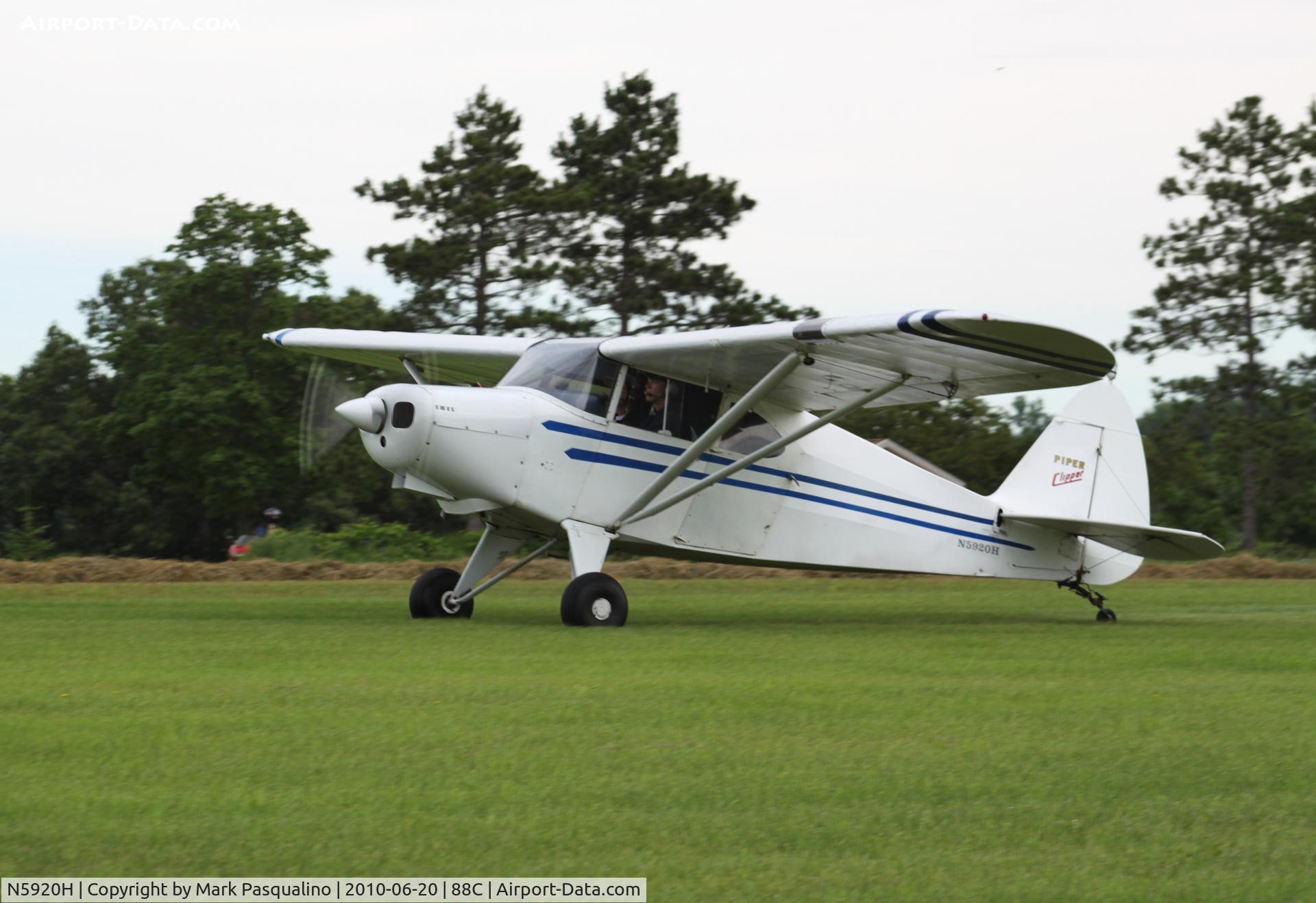 N5920H, 1949 Piper PA-16 Clipper C/N 16-532, Piper PA-16