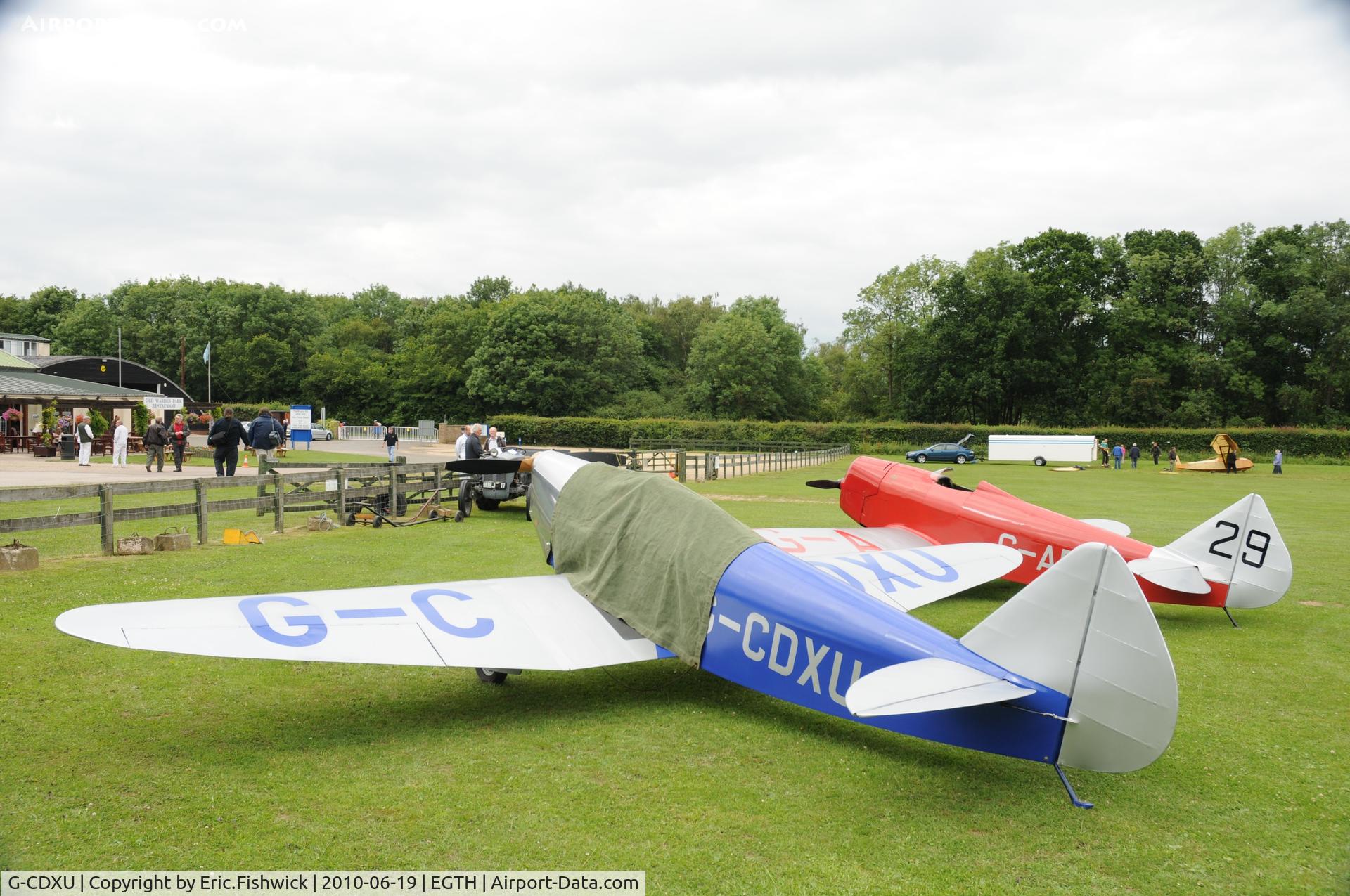 G-CDXU, 2006 Chilton DW1A C/N PFA 225-12038, 5. G-CDXU at Shuttleworth Collection Evening Air Display & LAA Party in the Park June 2010