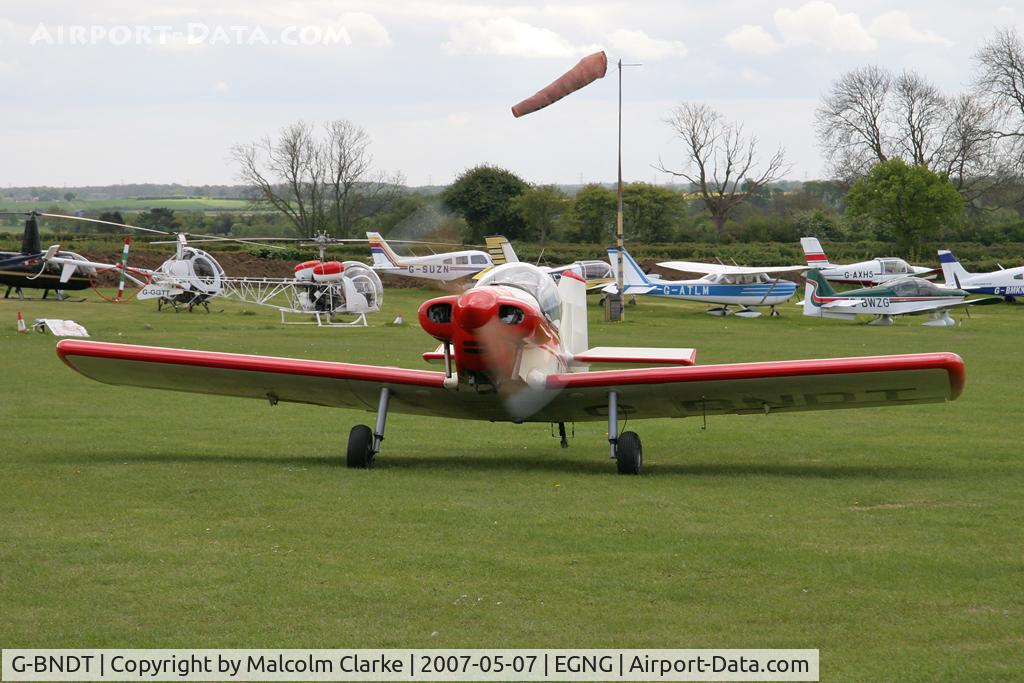 G-BNDT, 1987 Brugger MB-2 Colibri C/N PFA 043-10981, Brugger MB-2 Colibri at Bagby Airfield in May 2007.