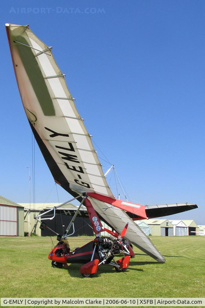 G-EMLY, 1999 Pegasus Quantum 15-912 C/N 7531, Pegasus Quantum 15-912 at Fishburn Airfield, UK in June 2006.