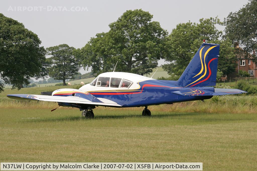 N37LW, 1960 Piper PA-23-250 Aztec C/N 27-134, Piper PA-23-250 Aztec at Fishburn Airfield, UK in July 2007.