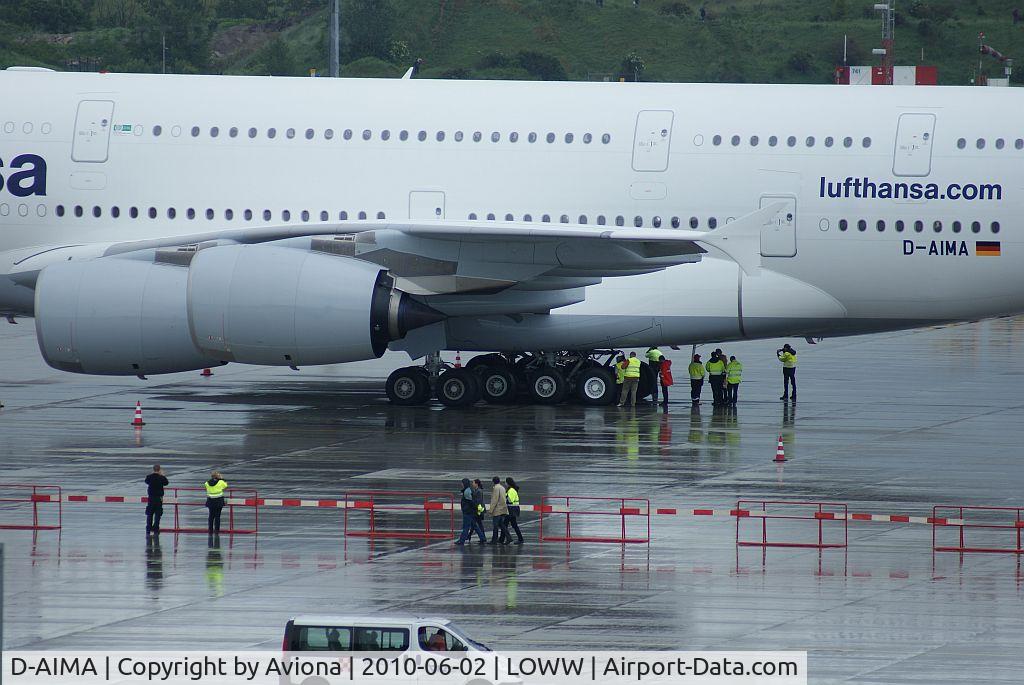 D-AIMA, 2010 Airbus A380-841 C/N 038, D-AIMA @ VIE