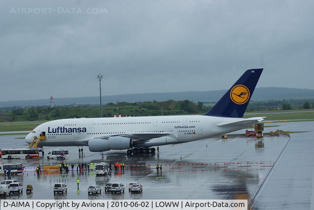D-AIMA, 2010 Airbus A380-841 C/N 038, D-AIMA @ VIE