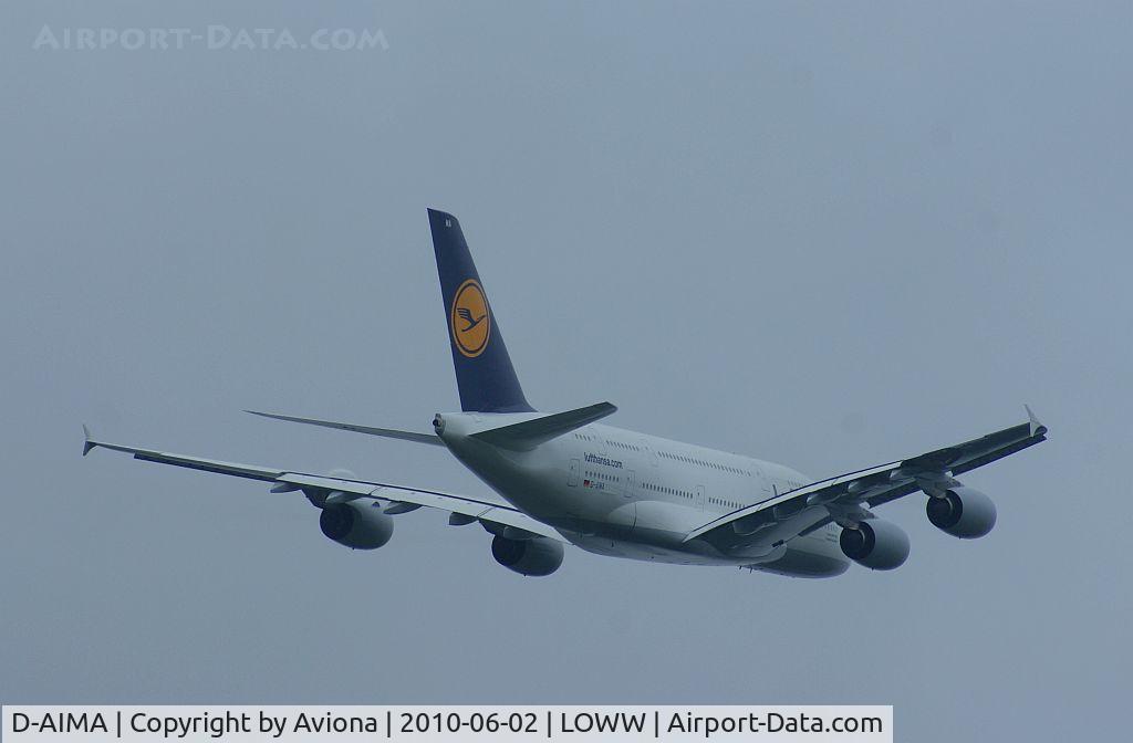 D-AIMA, 2010 Airbus A380-841 C/N 038, D-AIMA @ VIE