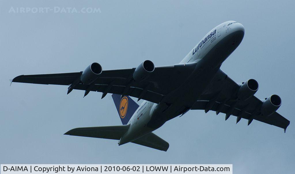 D-AIMA, 2010 Airbus A380-841 C/N 038, D-AIMA @ VIE