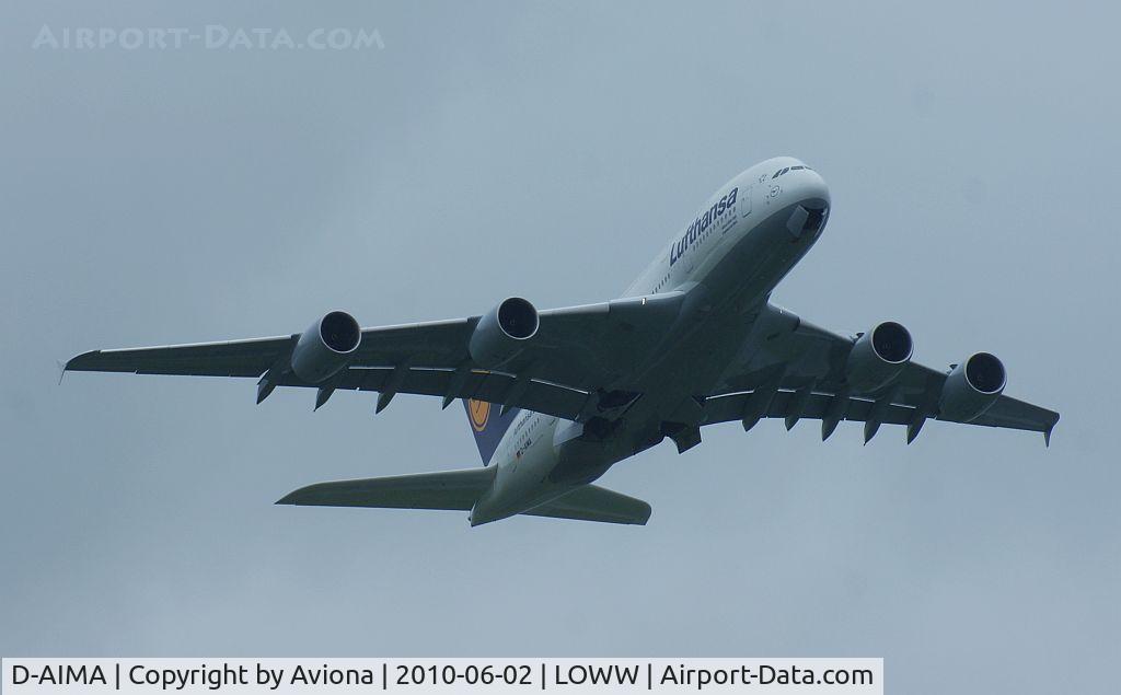 D-AIMA, 2010 Airbus A380-841 C/N 038, D-AIMA @ VIE