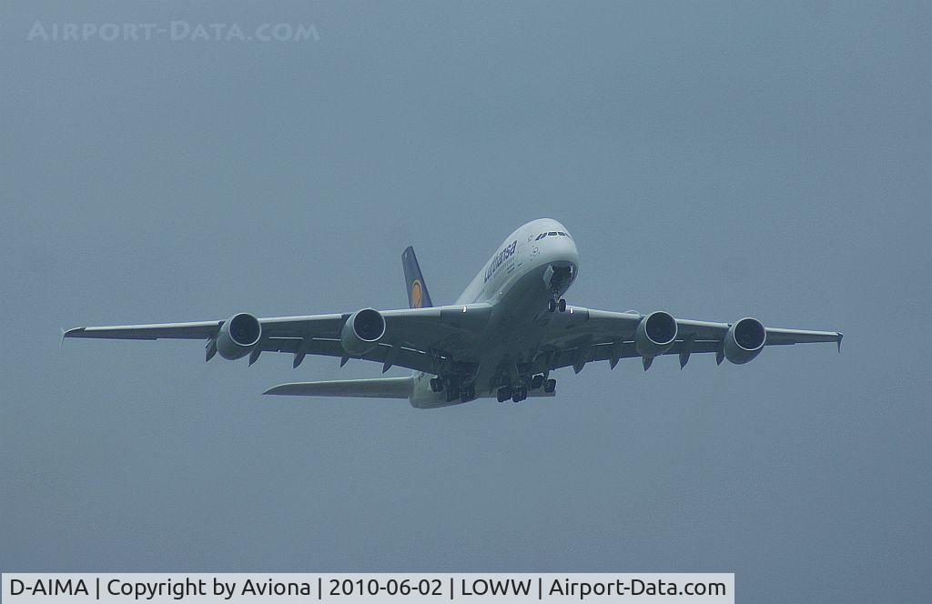 D-AIMA, 2010 Airbus A380-841 C/N 038, D-AIMA @ VIE