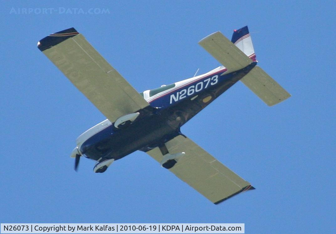 N26073, Grumman American AA-5A Cheetah C/N AA5A0414, Grumman American Avn. Corp. AA-5A Cheetah,  inbound to KDPA.