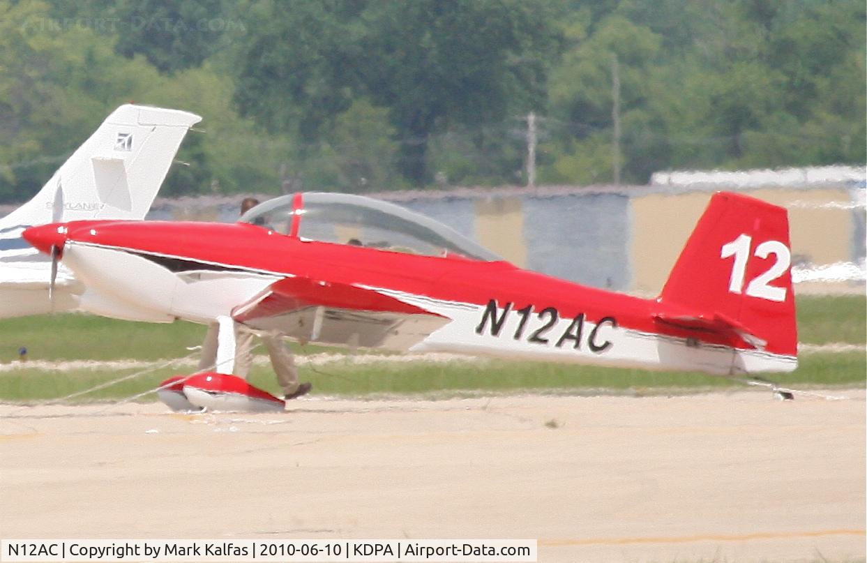 N12AC, 2005 Vans RV-8 C/N 80177, Carroll Alan R VANS RV-8 on the ramp KDPA.