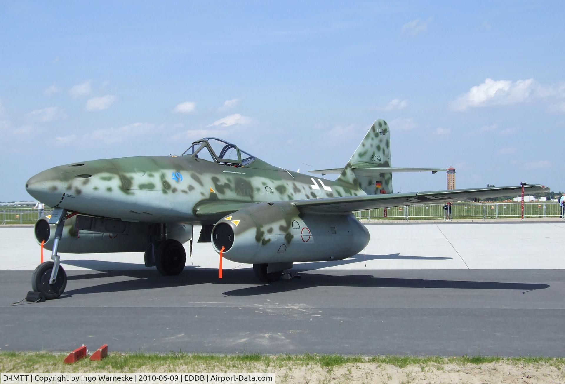 D-IMTT, 2005 Messerschmitt Me-262A-1C Schwalbe Replica C/N 501244, Messerschmitt (Hammer) Me 262B1-A replica at ILA 2010, Berlin