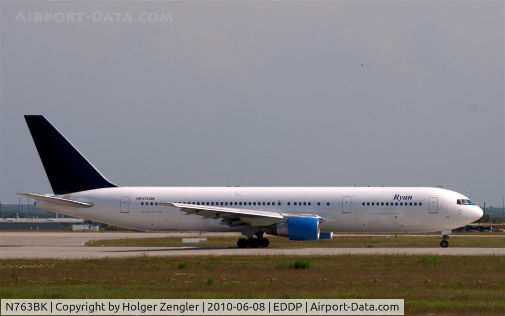 N763BK, 1987 Boeing 767-3T9 C/N 23765, See you soon again at LEJ!!