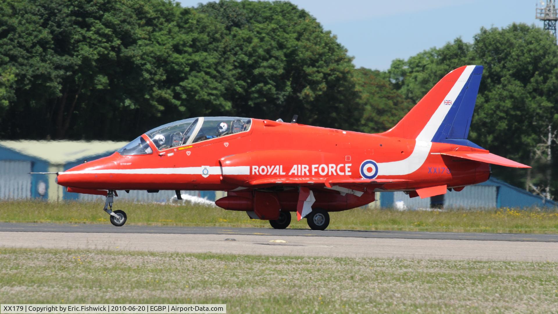 XX179, 1977 Hawker Siddeley Hawk T.1W C/N 026/312026, XX179 at The Cotswold Air Show June 2010