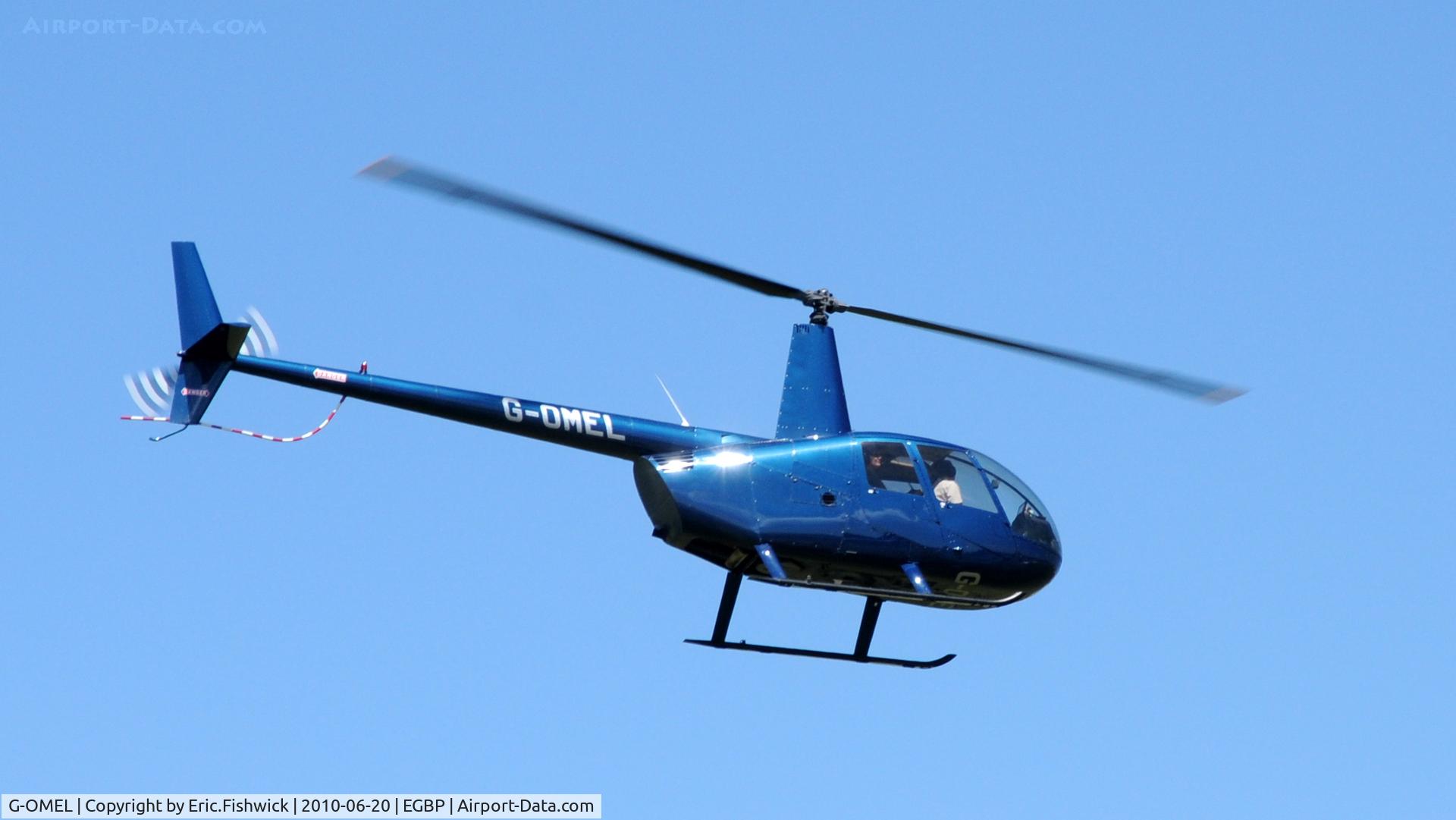 G-OMEL, 1994 Robinson R44 Astro C/N 0073, G-OMEL at The Cotswold Air Show June 2010