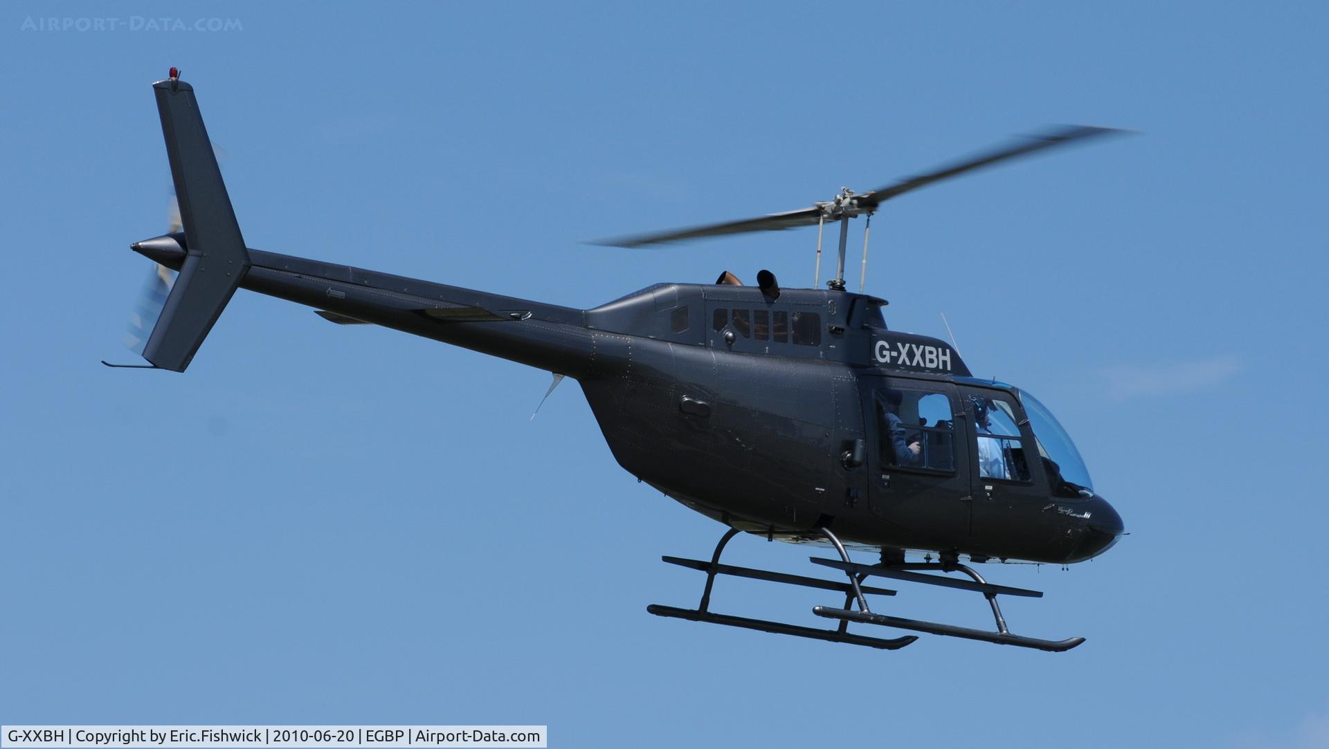 G-XXBH, 1980 Agusta AB-206B-3 JetRanger III C/N 8596, G-XXBH at The Cotswold Air Show June 2010
