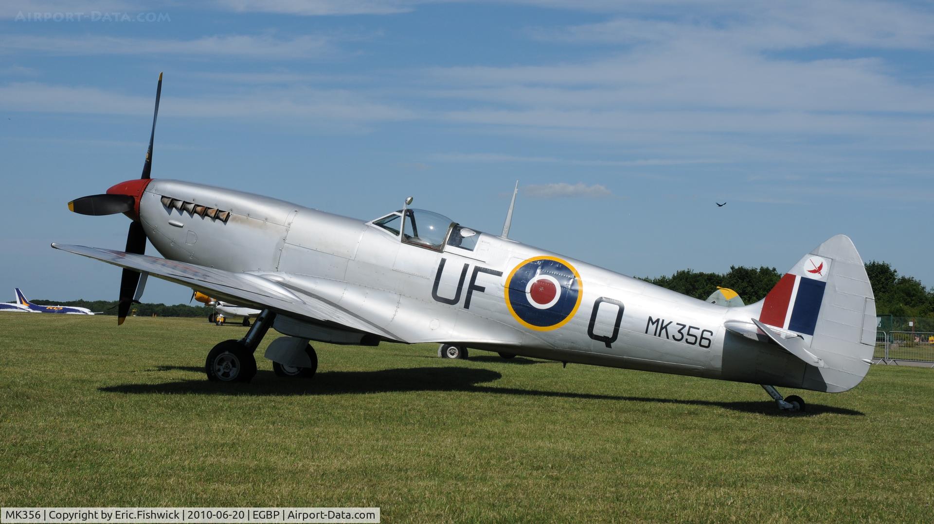 MK356, 1944 Supermarine 361 Spitfire LF.IXc C/N CBAF.IX.1561, 1. MK356 Royal Air Force Spitfire at The Cotswold Air Show June 2010