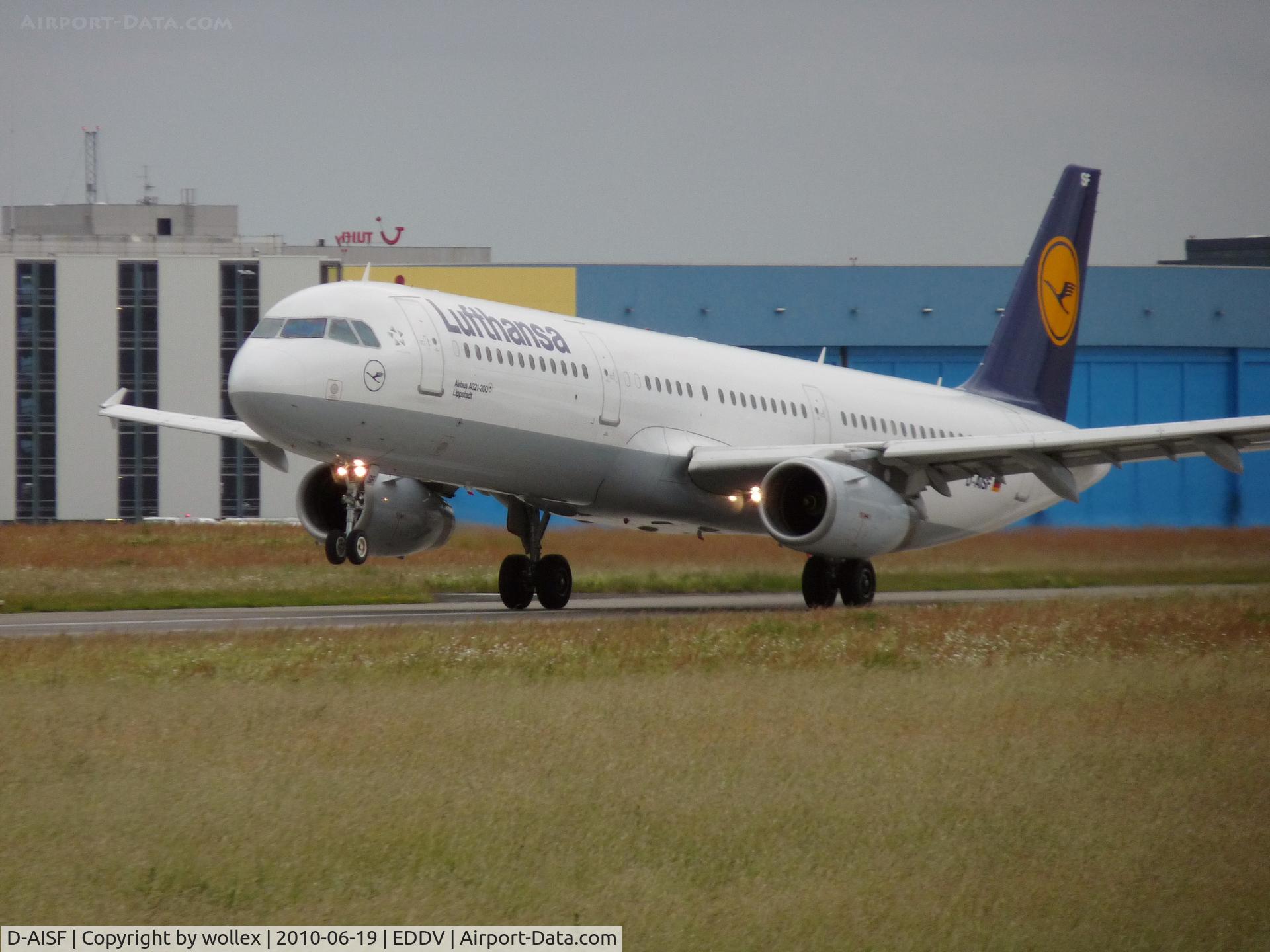 D-AISF, 2000 Airbus A321-231 C/N 1260, Airbus A321-231 (D-AISF) Lufthansa