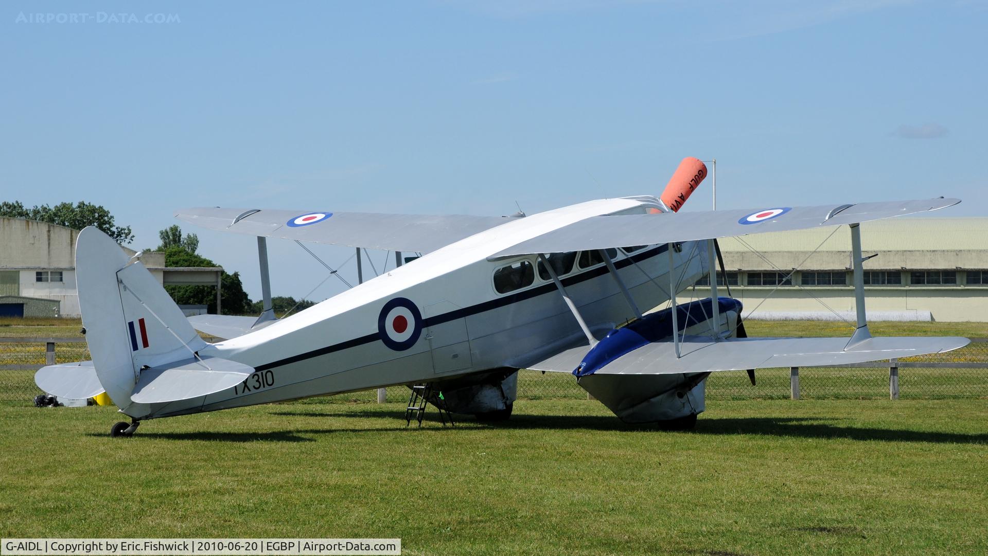G-AIDL, 1946 De Havilland DH-89A Dominie/Dragon Rapide 6 C/N 6968, TX310 at The Cotswold Air Show June 2010
