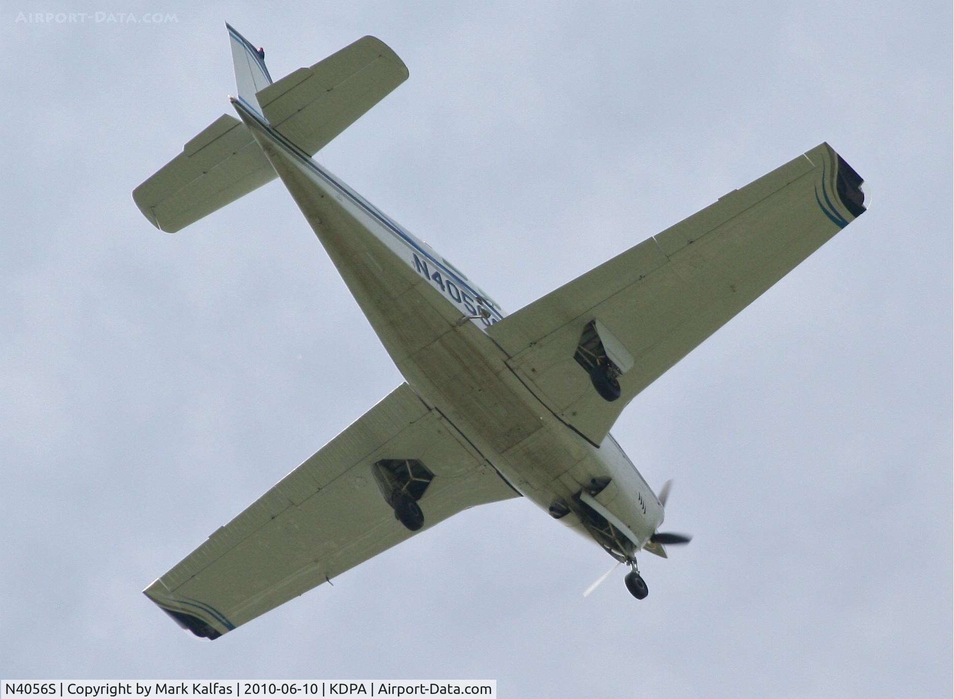 N4056S, 1974 Beech A36 Bonanza 36 C/N E-617, Beechcraft A36 Bonanza, N4056S on approach RWY 2L KDPA.