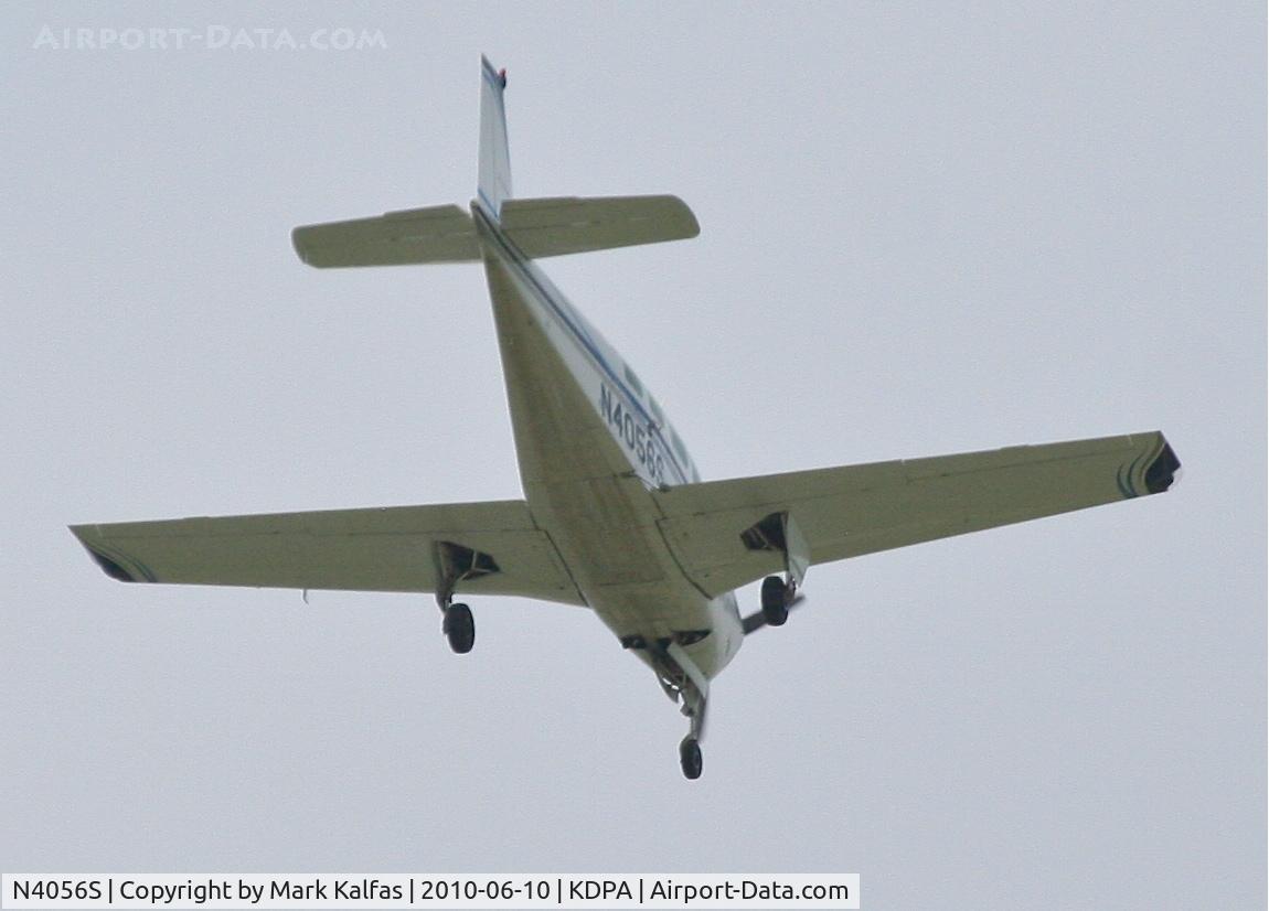 N4056S, 1974 Beech A36 Bonanza 36 C/N E-617, Beechcraft A36 Bonanza, N4056S on approach RWY 2L KDPA.