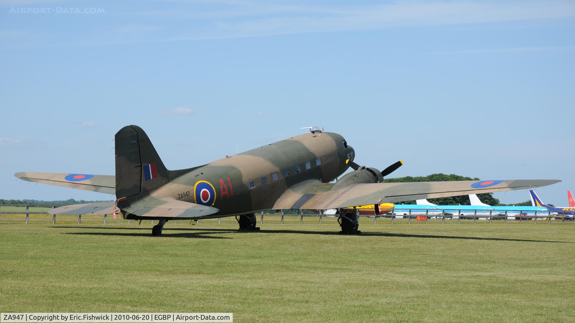 ZA947, 1943 Douglas C-47A-60-DL Dakota III C/N 10200, 2. ZA947 (Battle of Britain Memorial Flight) at The Cotswold Air Show June 2010